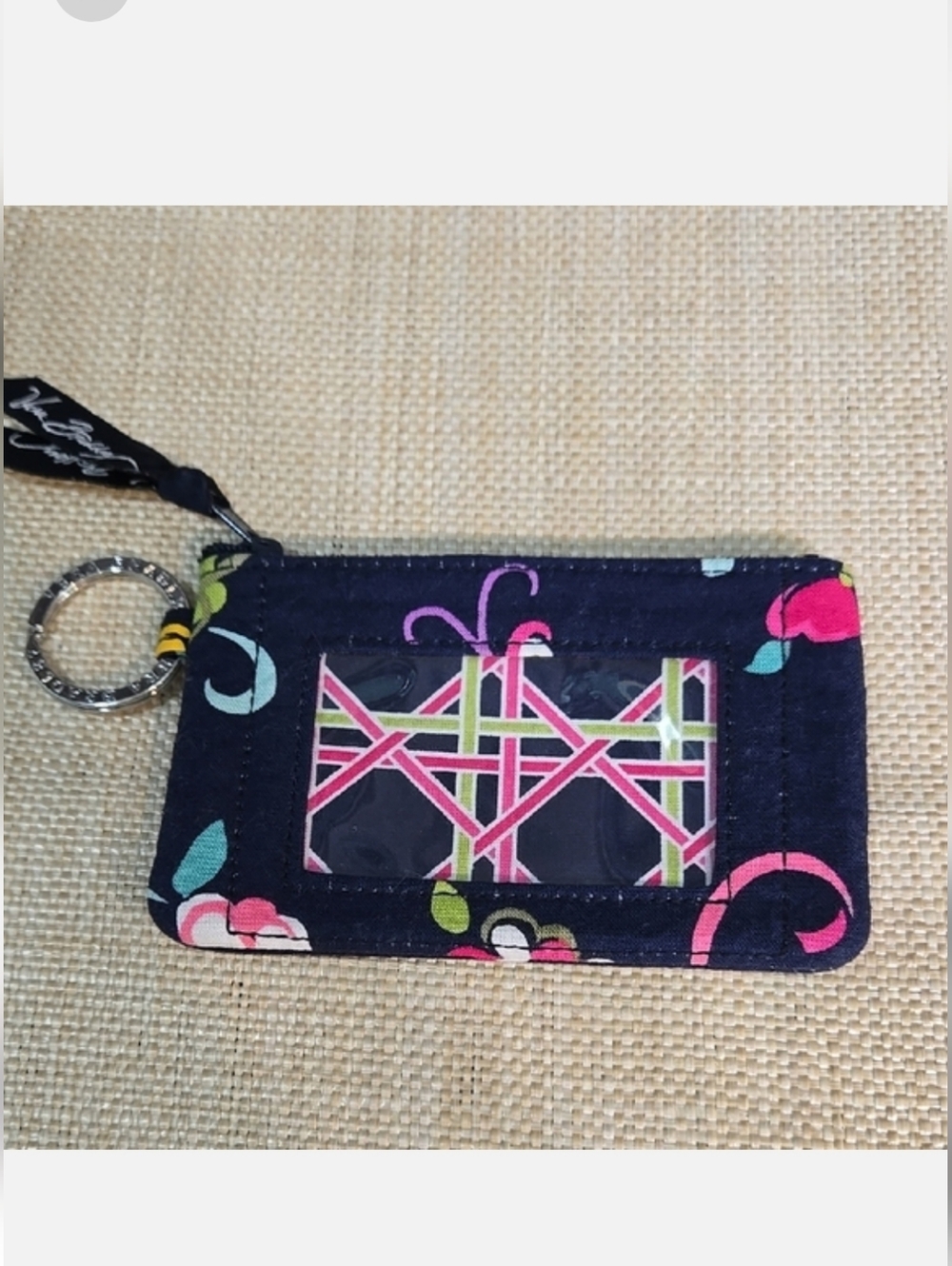 Vera Bradley ID Pouch Wirh Keyring. NWOT